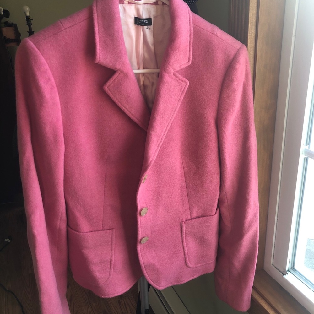 J crew blazer pink